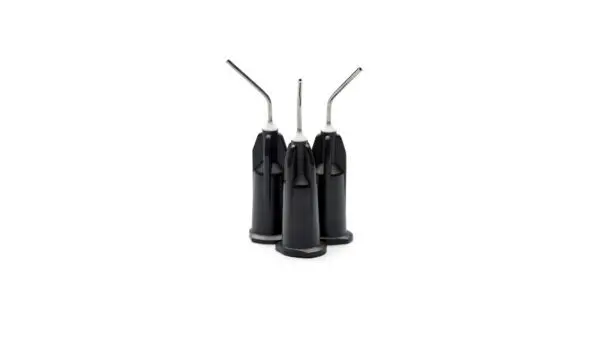Pointes pré-courbées noires de calibre 22