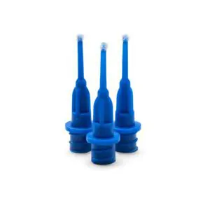 Pointes floquées en plastique