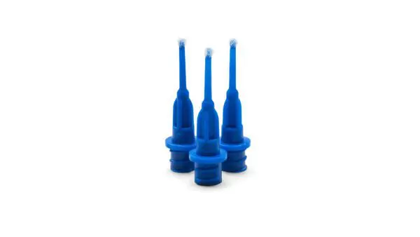Pointes floquées en plastique