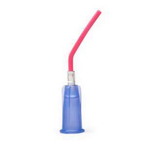 22 Gauge Dark Blue Prebent Red Dropper Tips