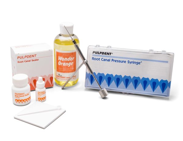 Kit combiné Pulpdent® Pressure Syringe® (seringue à pression)